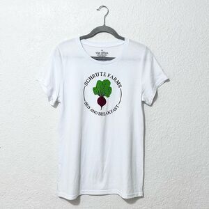 Shrute Farms short sleeve shirt white size xl